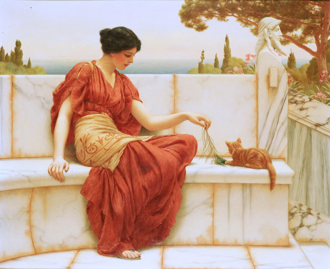 La Favorite, 1901 - John William Godward
