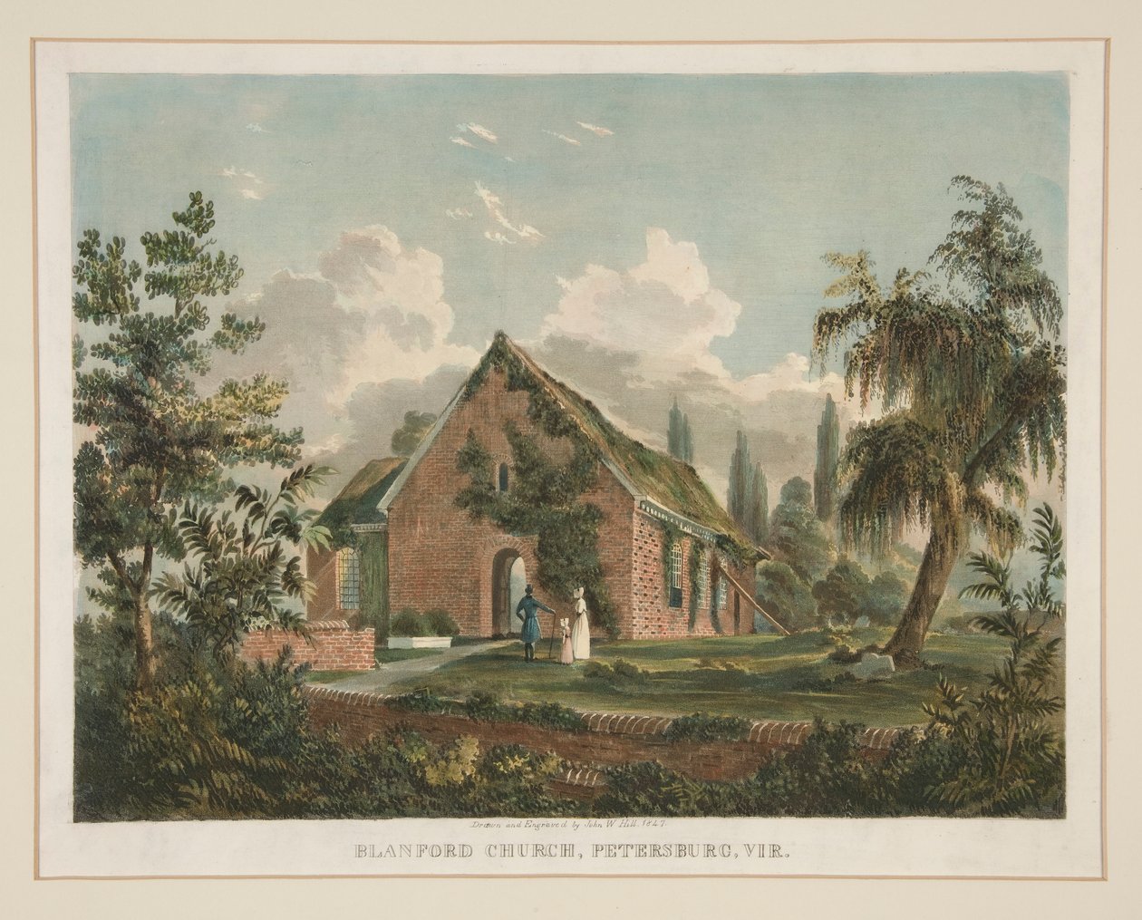 Église de Blanford, Petersburg, Virginie - John William Hill