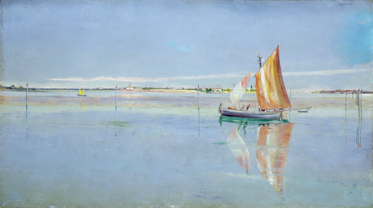 Sur la lagune, Venise - John William Inchbold