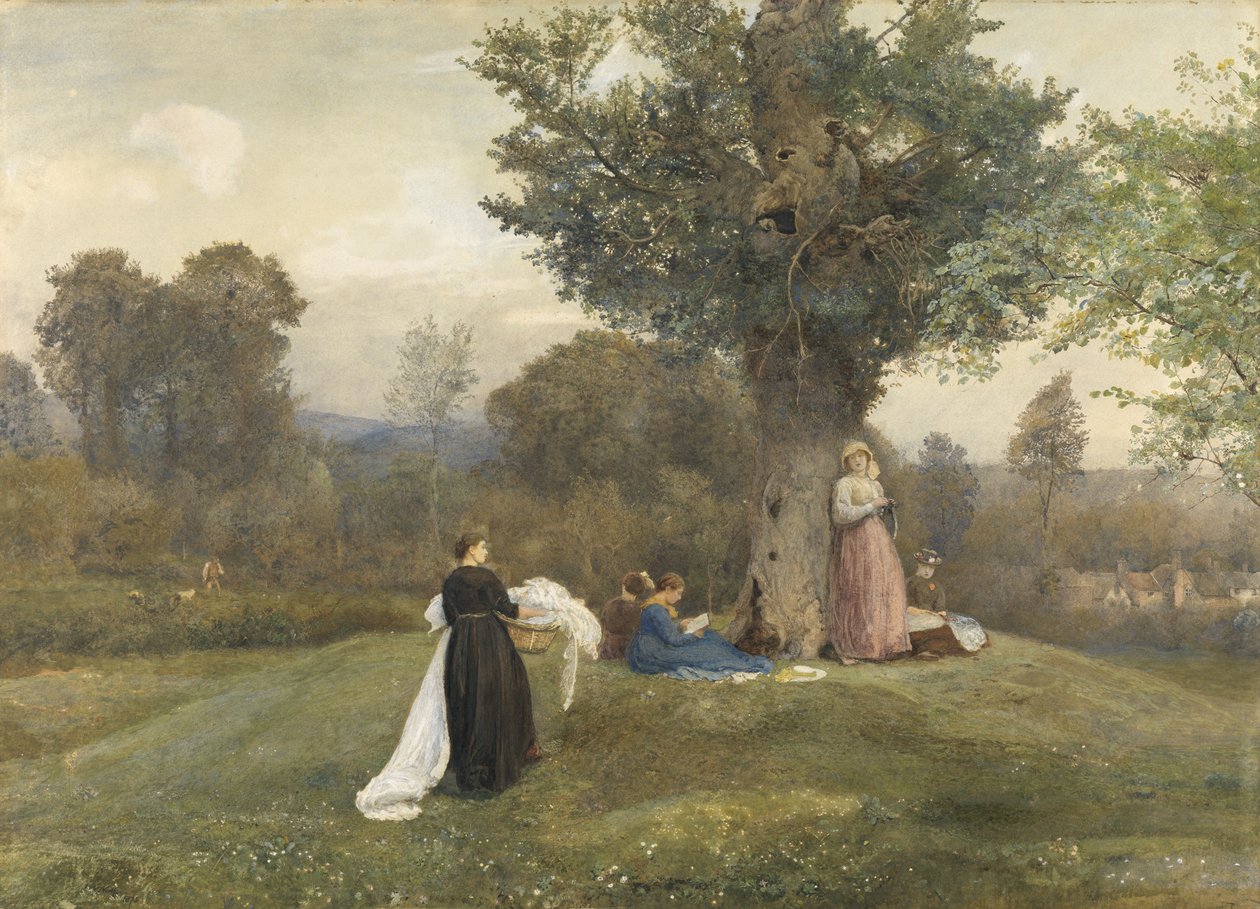 Jour de lessive, West Somerset - John William North
