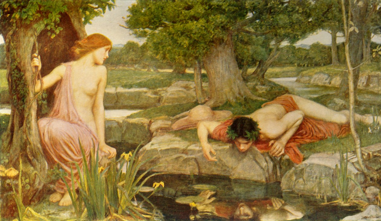 Écho et Narcisse, 1903, c1915 - John William Waterhouse