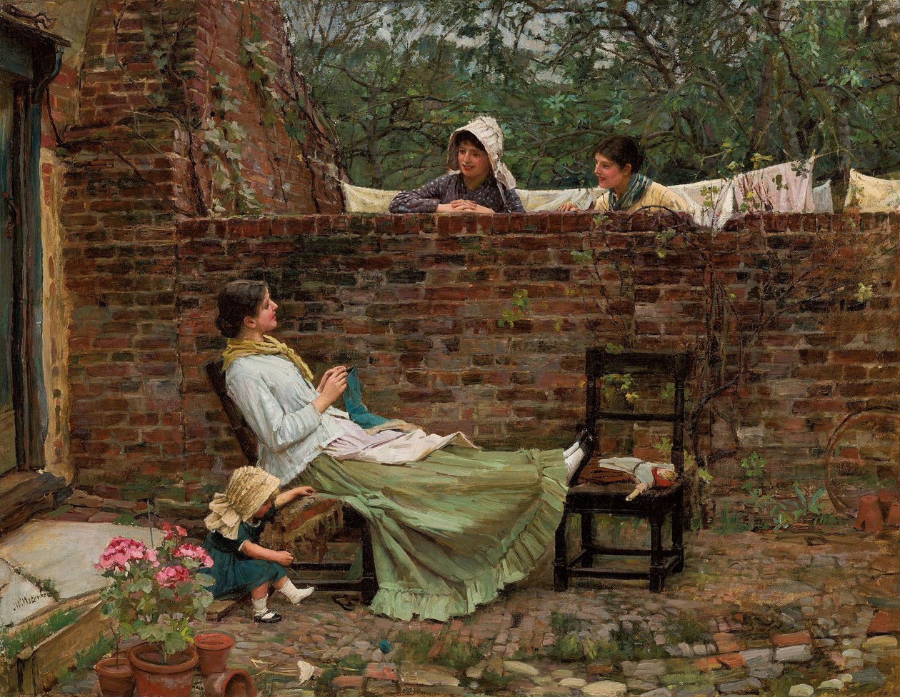 Bavardage, vers 1885 - John William Waterhouse