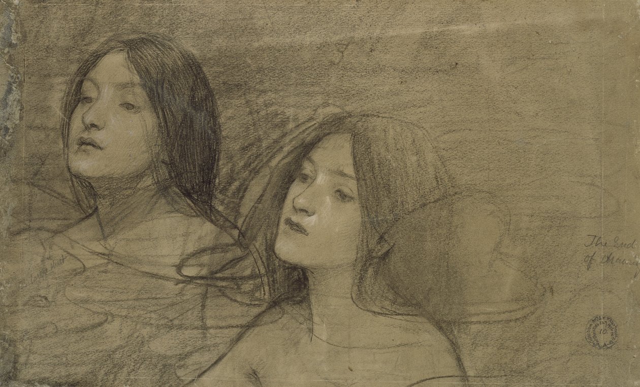 Étude de deux nymphes pour 