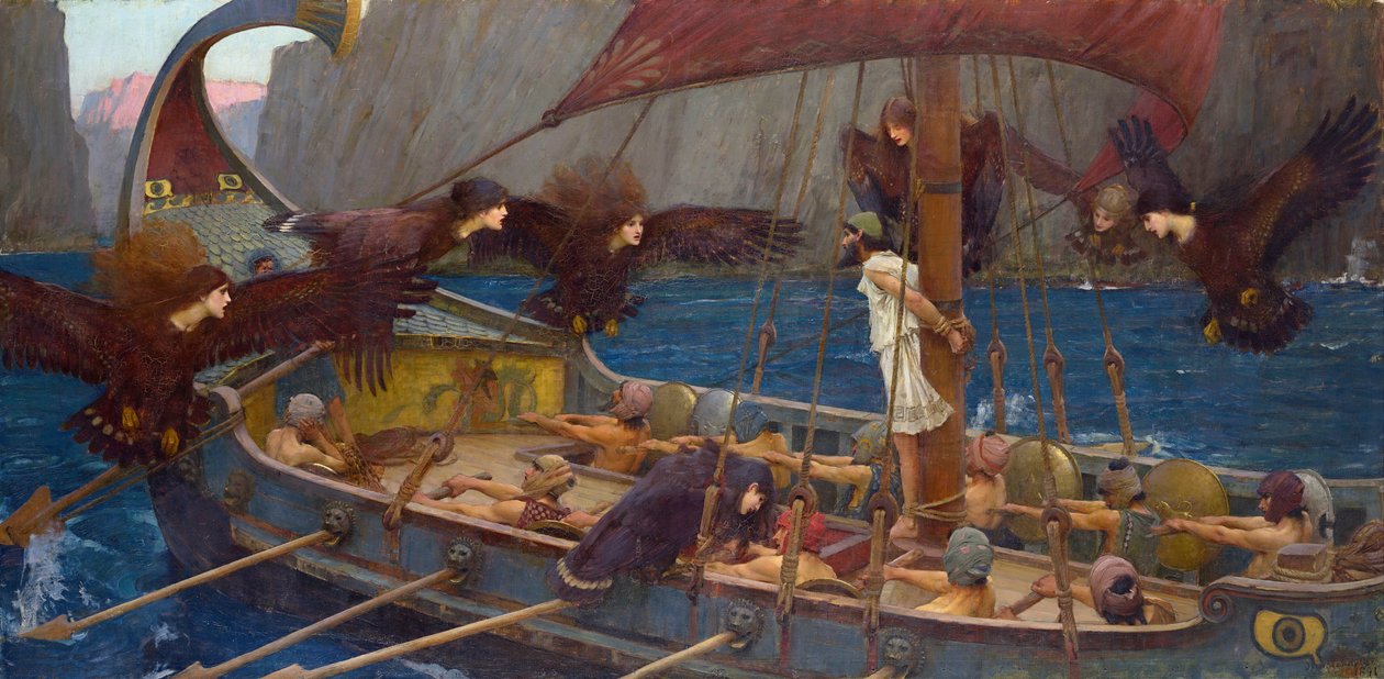 Ulysse et les Sirènes - John William Waterhouse