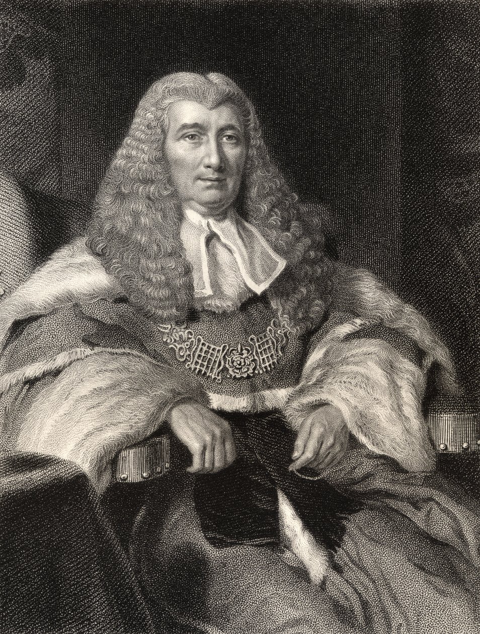 Charles Abbott, 1er Baron Tenterden, gravé par W. Holl, de 