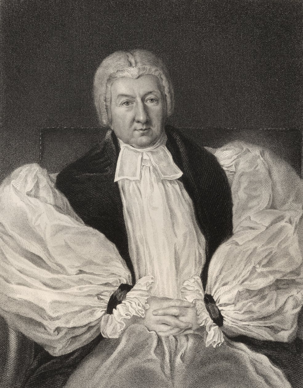 Herbert Marsh, Lord Évêque de Peterborough, gravé par John Cochran, de 