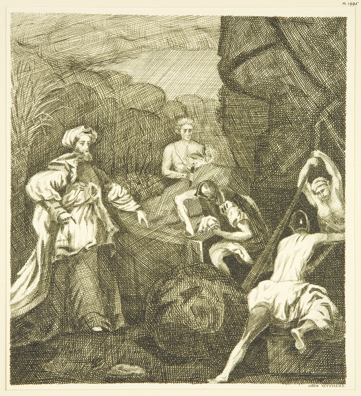 Retable de Hogarth - Scellement de la tombe - John Withers
