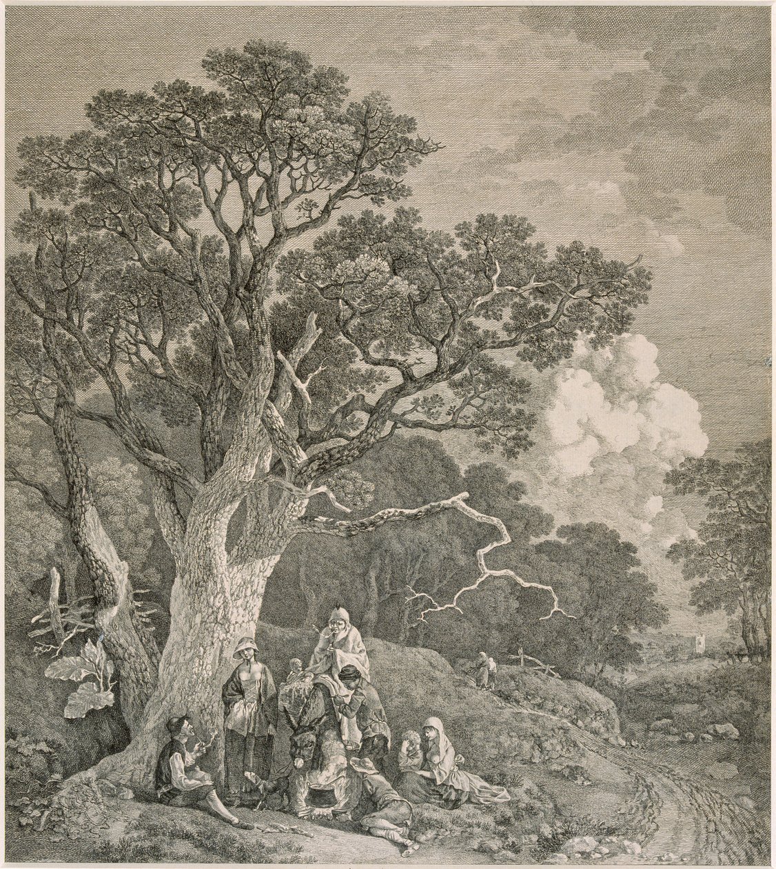 Gitans dans un bois, d