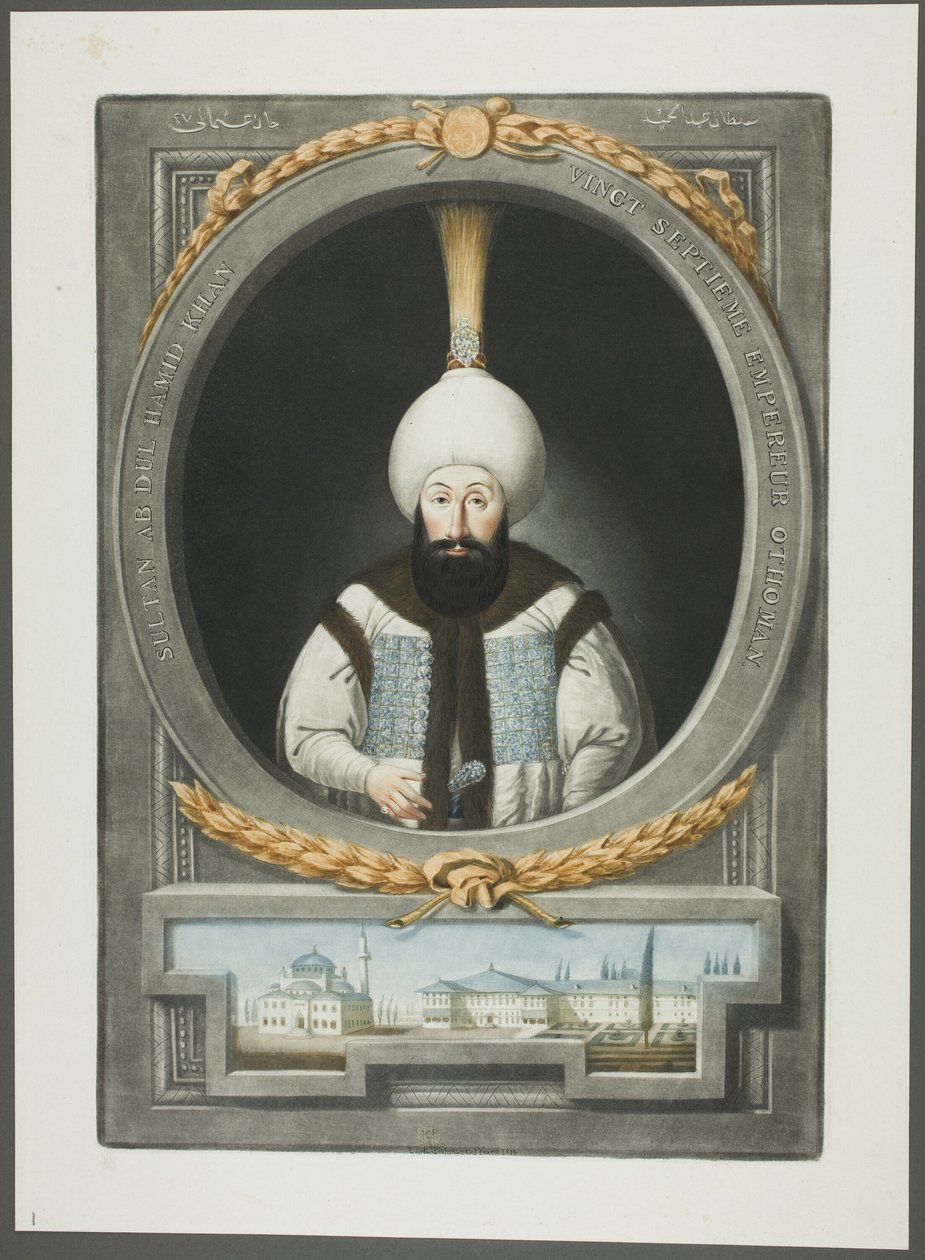 Abdul Hamid Khan, des Portraits des Empereurs de Turquie - John Young
