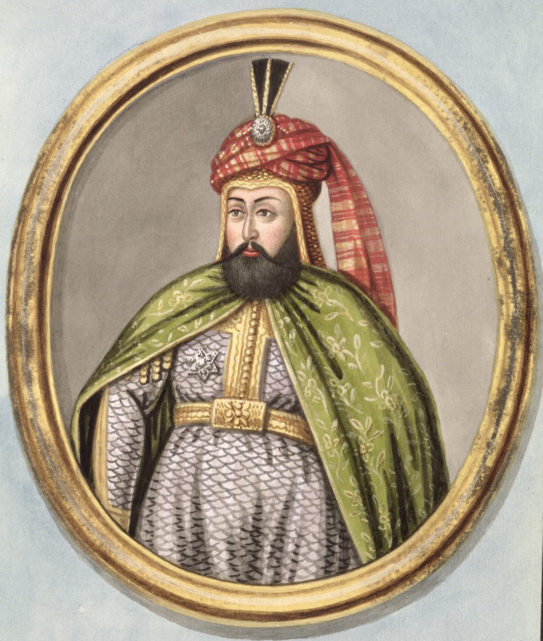 Amurath (Murad) IV (1612-1640), sultan de 1623 à 1640, tiré de « Une série de portraits des empereurs de Turquie ». - John Young