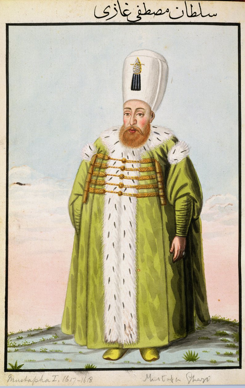 Mustafa Ier (1591-1639) Sultan 1617-18 - John Young