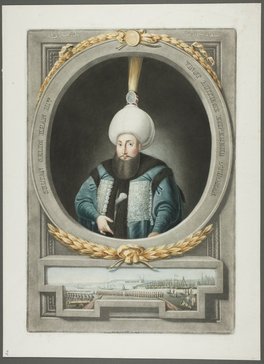 Selim Kahn III, des portraits des empereurs de Turquie - John Young