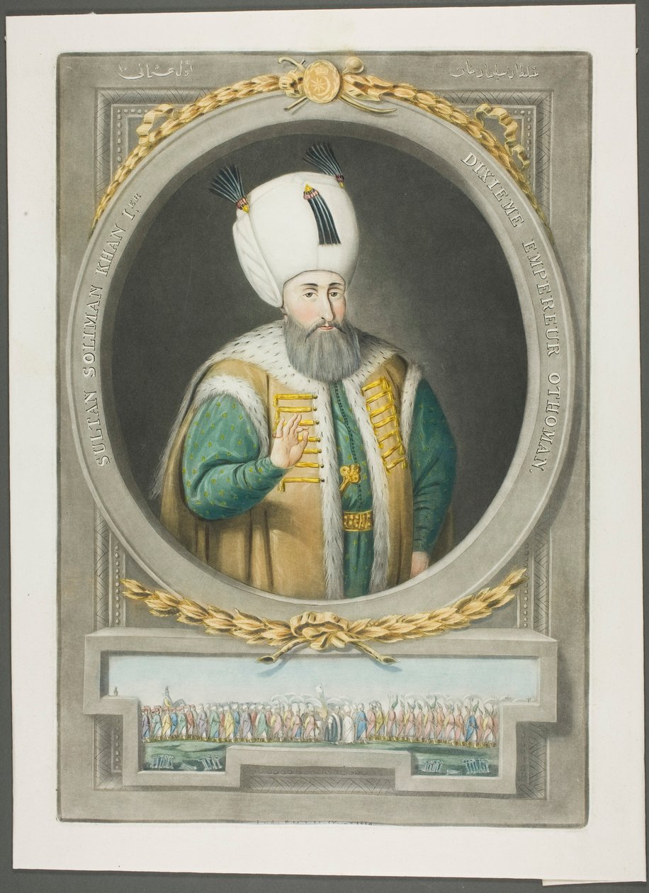 Soliman Kahn I, des Portraits des empereurs de Turquie - John Young