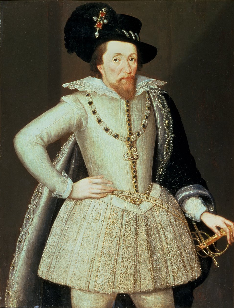 Jacques Ier, portrait en buste - John de Critz
