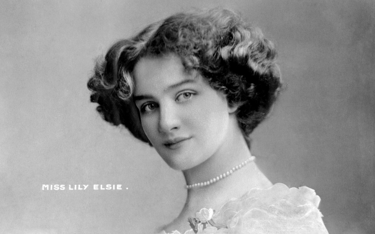 Lily Elsie 1886-1962, actrice anglaise, début du 20ème siècle - Johnston and Hoffman