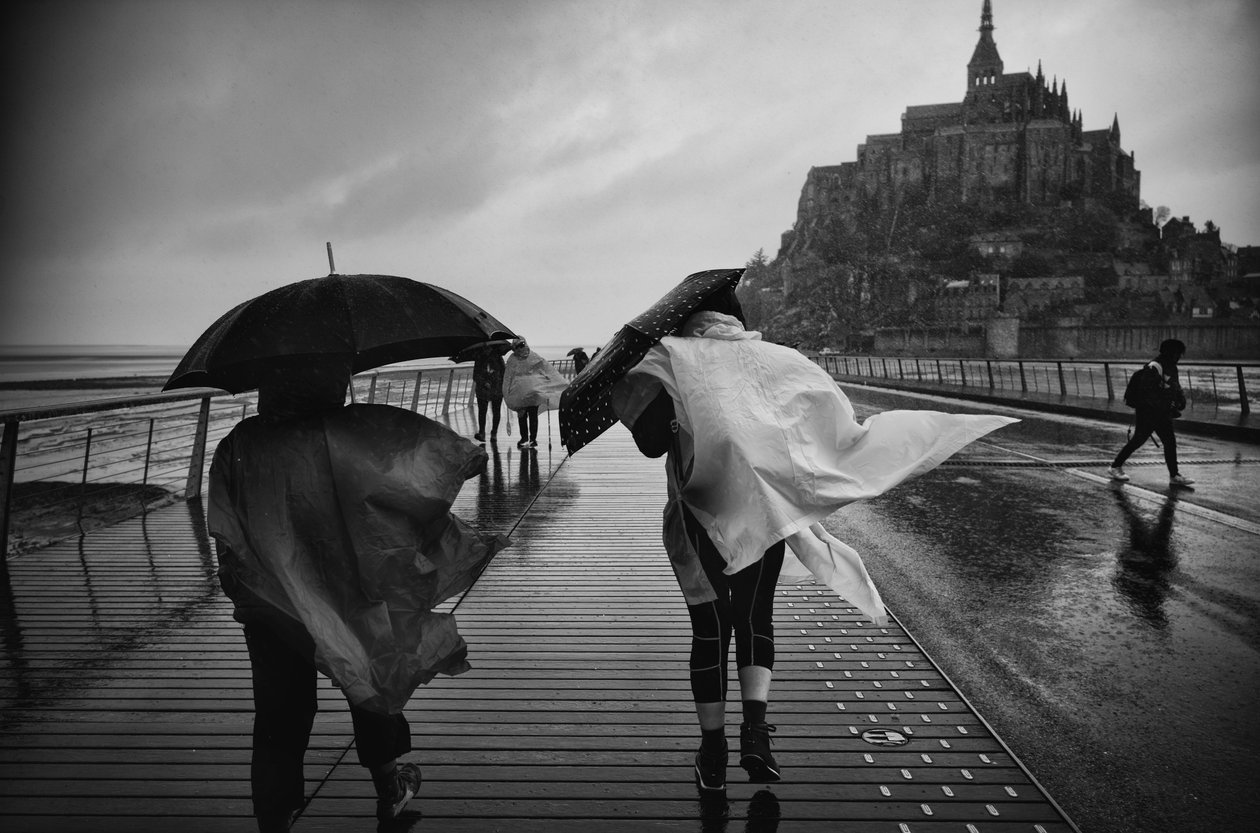 On route to Mont St Michel, 2022 (photo) - Jon Nicholson