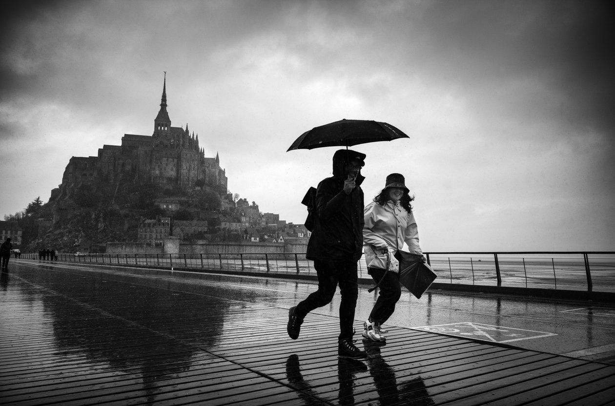 On route to Mont St Michel, 2022 (photo) - Jon Nicholson