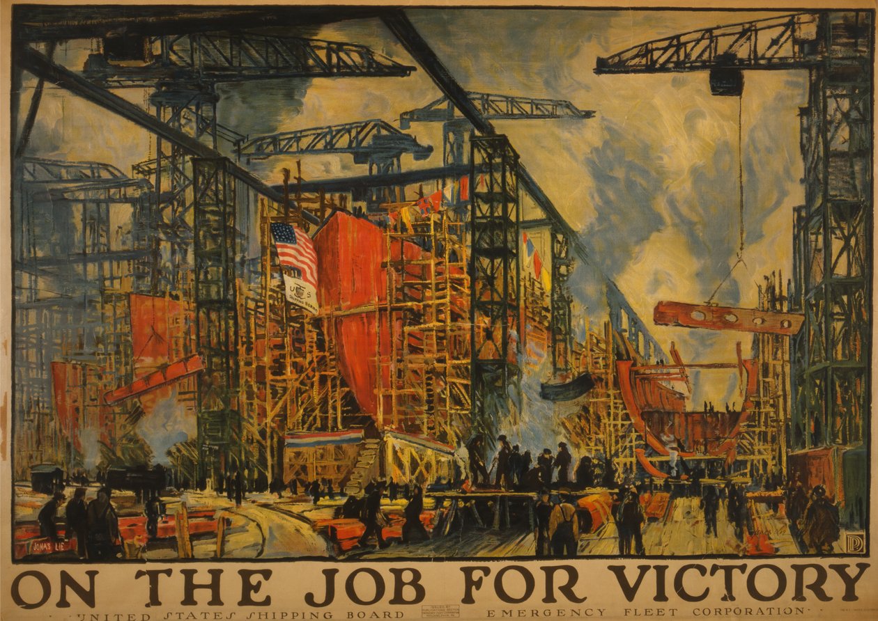 Au travail pour la victoire, 1918 - Jonas Lie