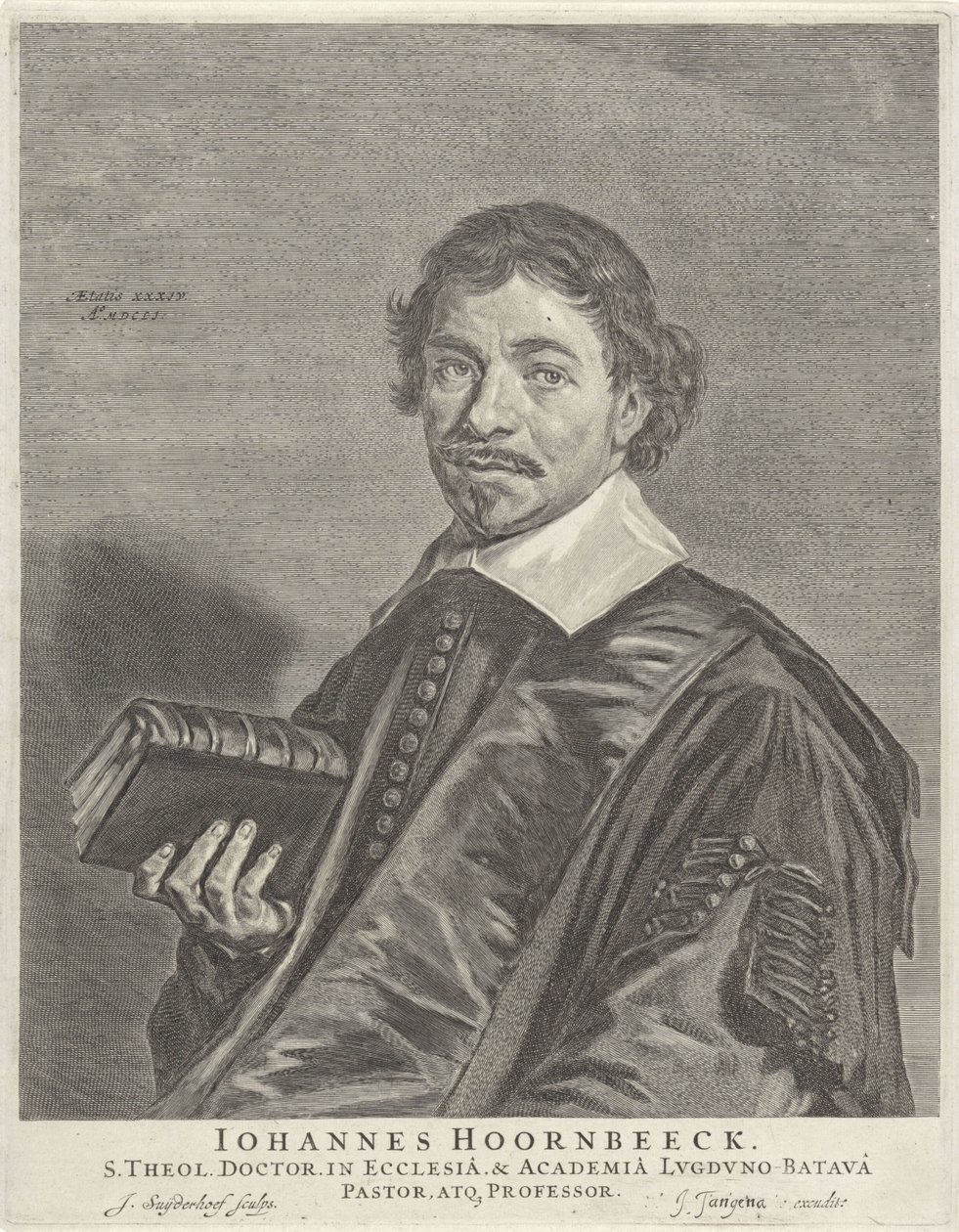Portrait de Johannes Hoornbeeck - Jonas Suyderhoef