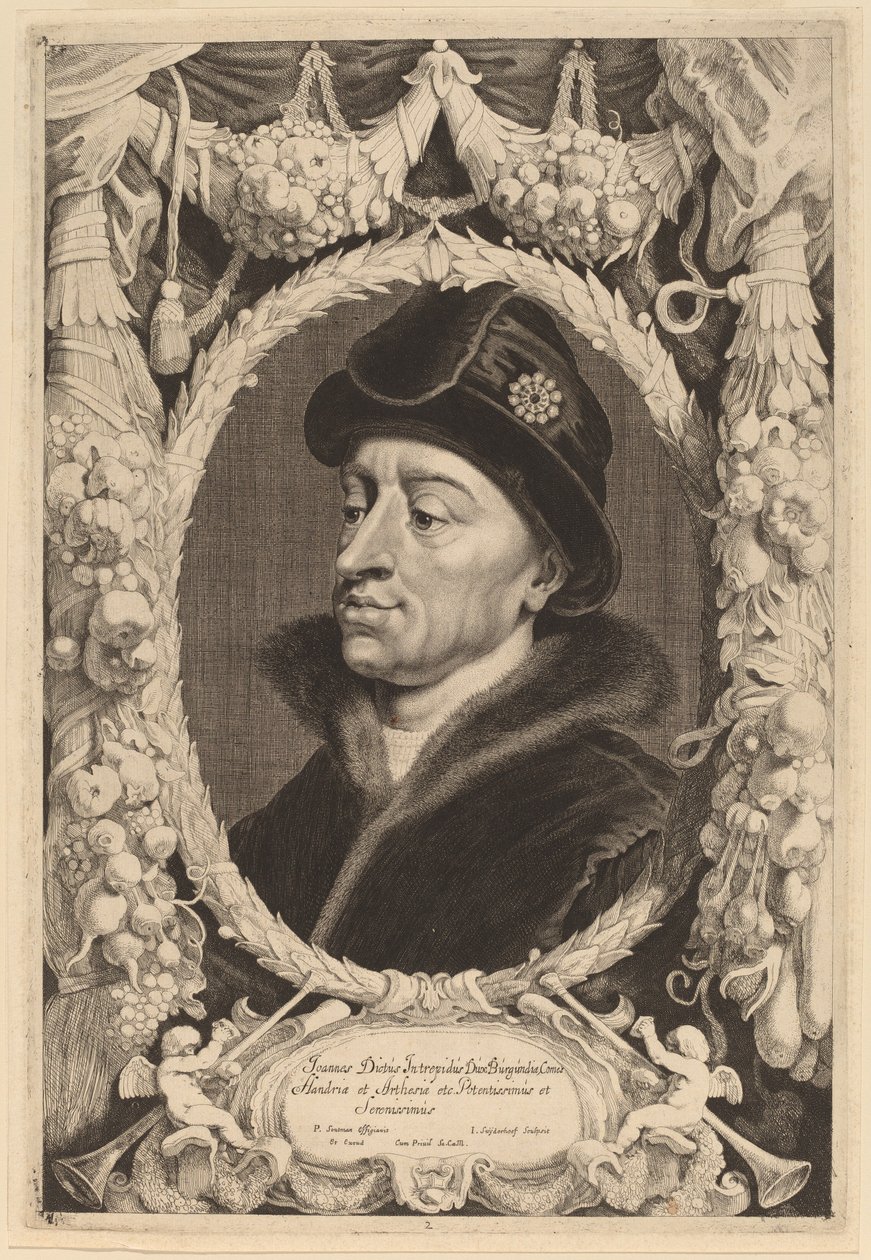 Jean sans Peur, duc de Bourgogne - Jonas Suyderhoff after Pieter Claesz Soutman