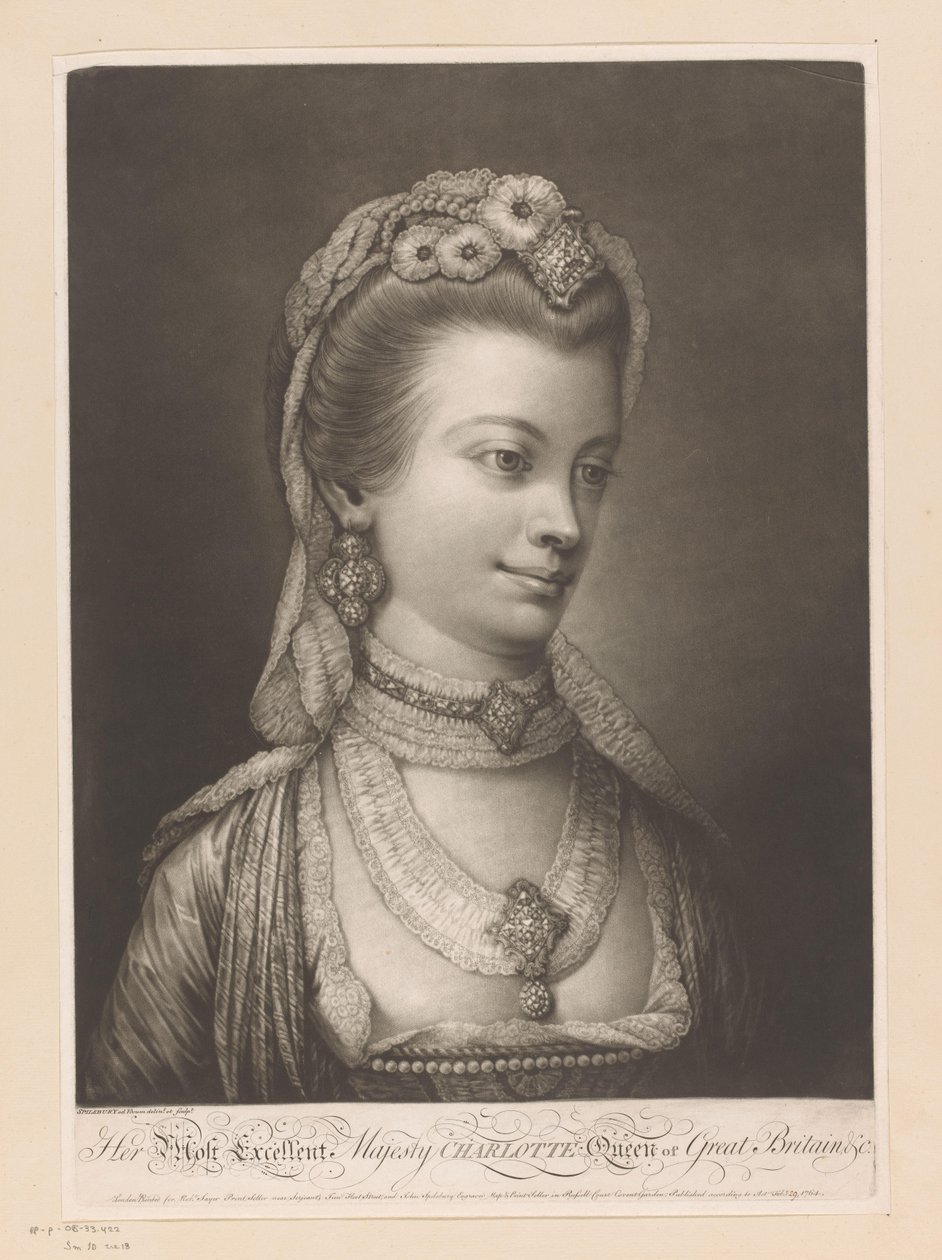 Portrait de Charlotte de Mecklembourg - Jonathan Spilsbury