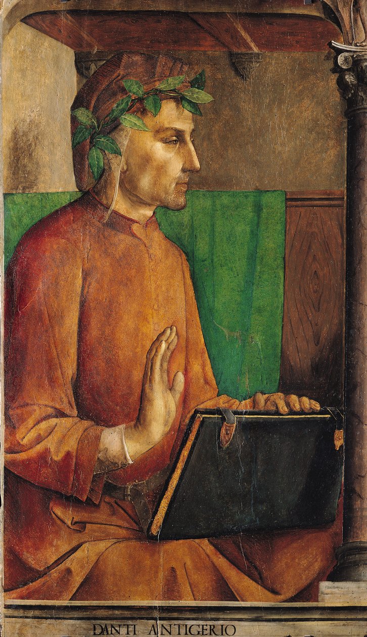 Portrait de Dante Alighieri (1265-1321), vers 1475 - Joos van Gent