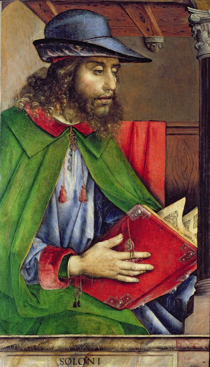 Portrait de Solon (640-558 av. J.-C.) vers 1475 - Joos van Gent