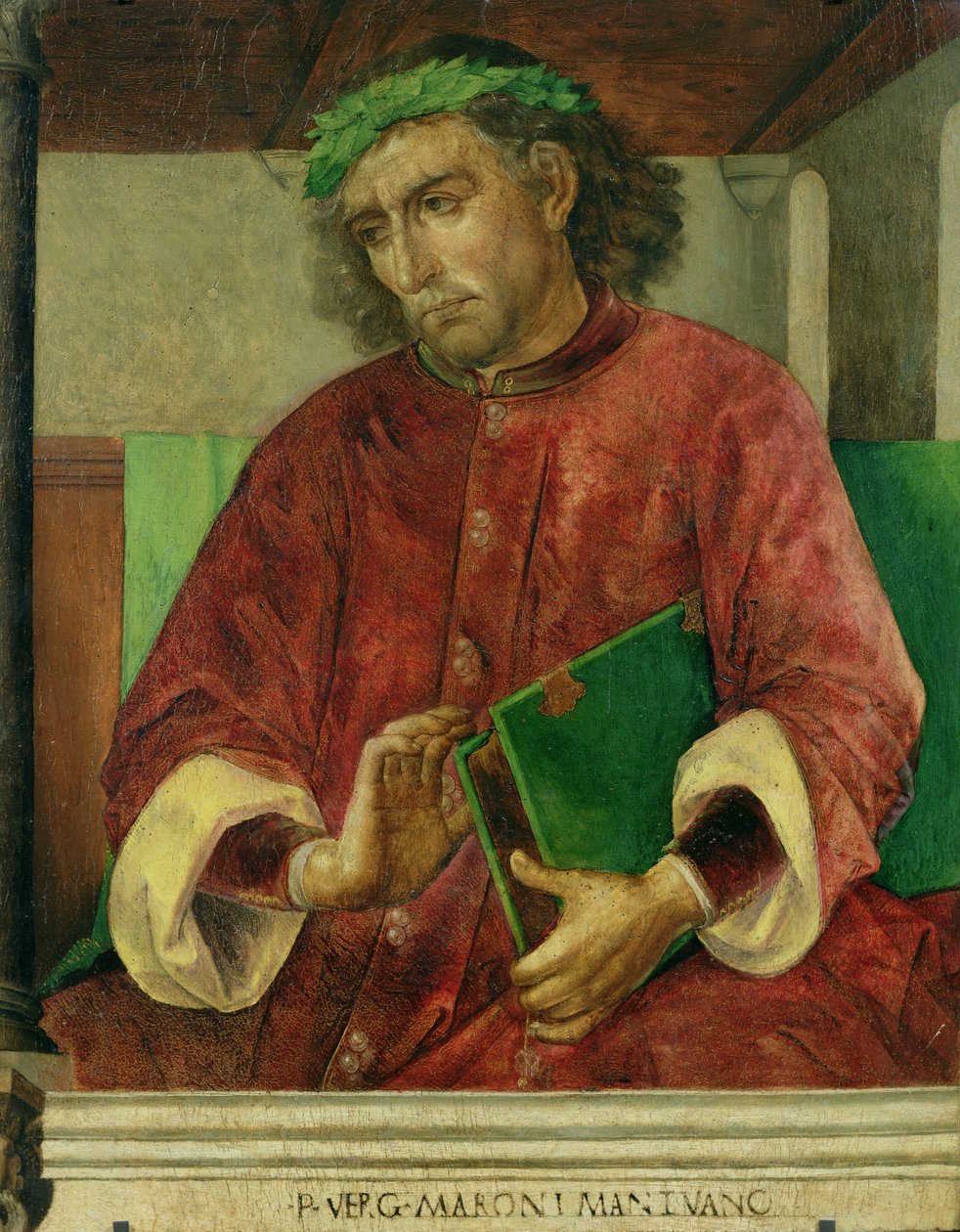 Portrait de Virgile (70-19 av. J.-C.), c.1475 - Joos van Gent