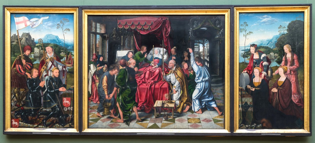 Retable de la mort de Marie - Joos van Cleve