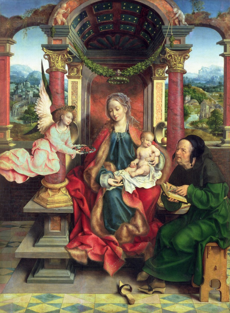 La Sainte Famille, panneau central d
