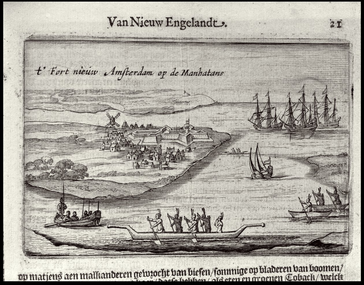 Vue de New Amsterdam, 1626-28 - Joost Hartgers