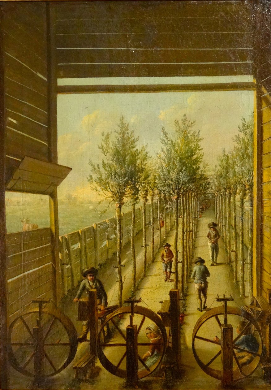 Chemin de fer de jardin à Gouda en 1795 - Joris Herst