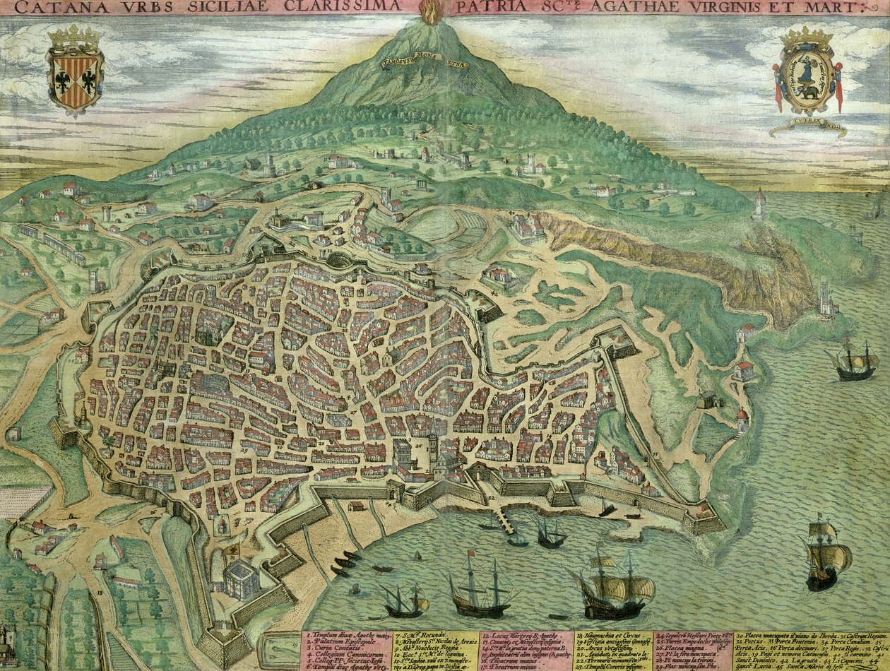 Carte de Catane, de 