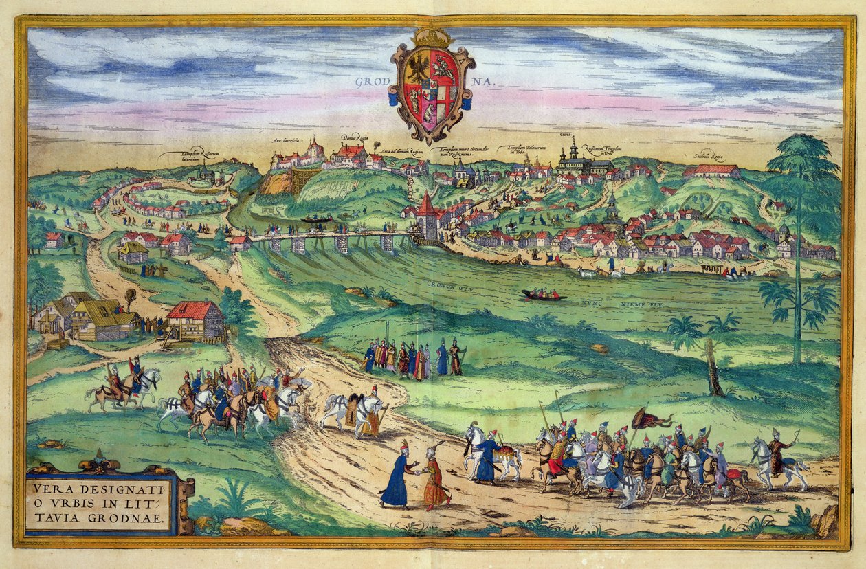 Plan de la ville de Grodno, de 