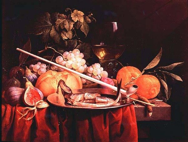 Nature morte avec pipe en terre - Joris van Son
