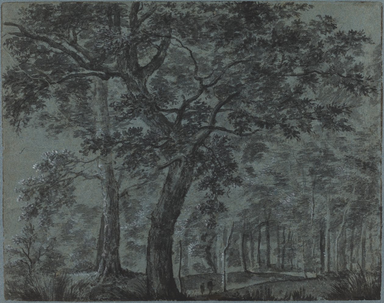 Bois la nuit avec des voyageurs - Joris van der Haagen