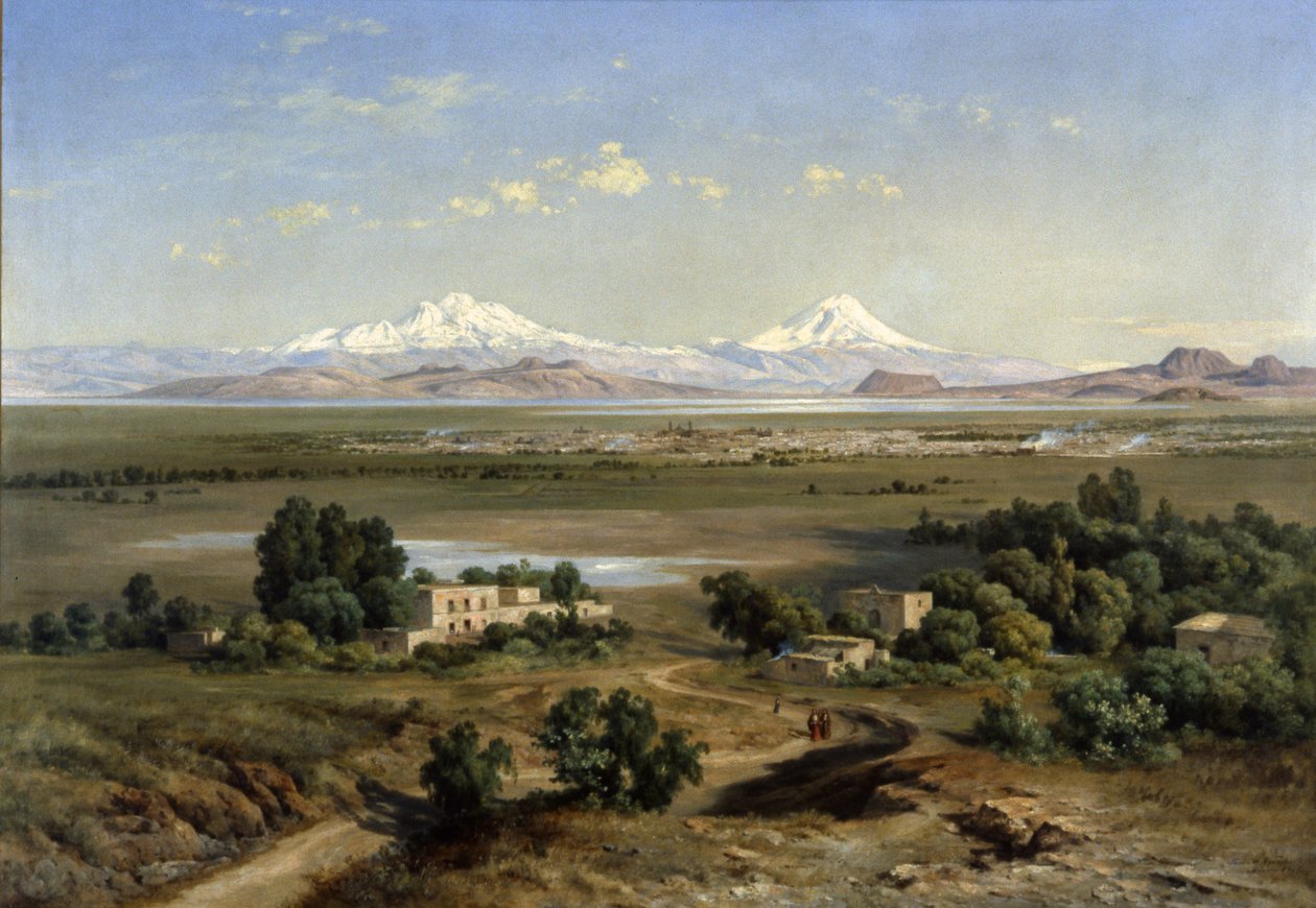 Vue de Mexico en 1905 depuis la colline de Guadalupe, 1905 - José Marí Velasco