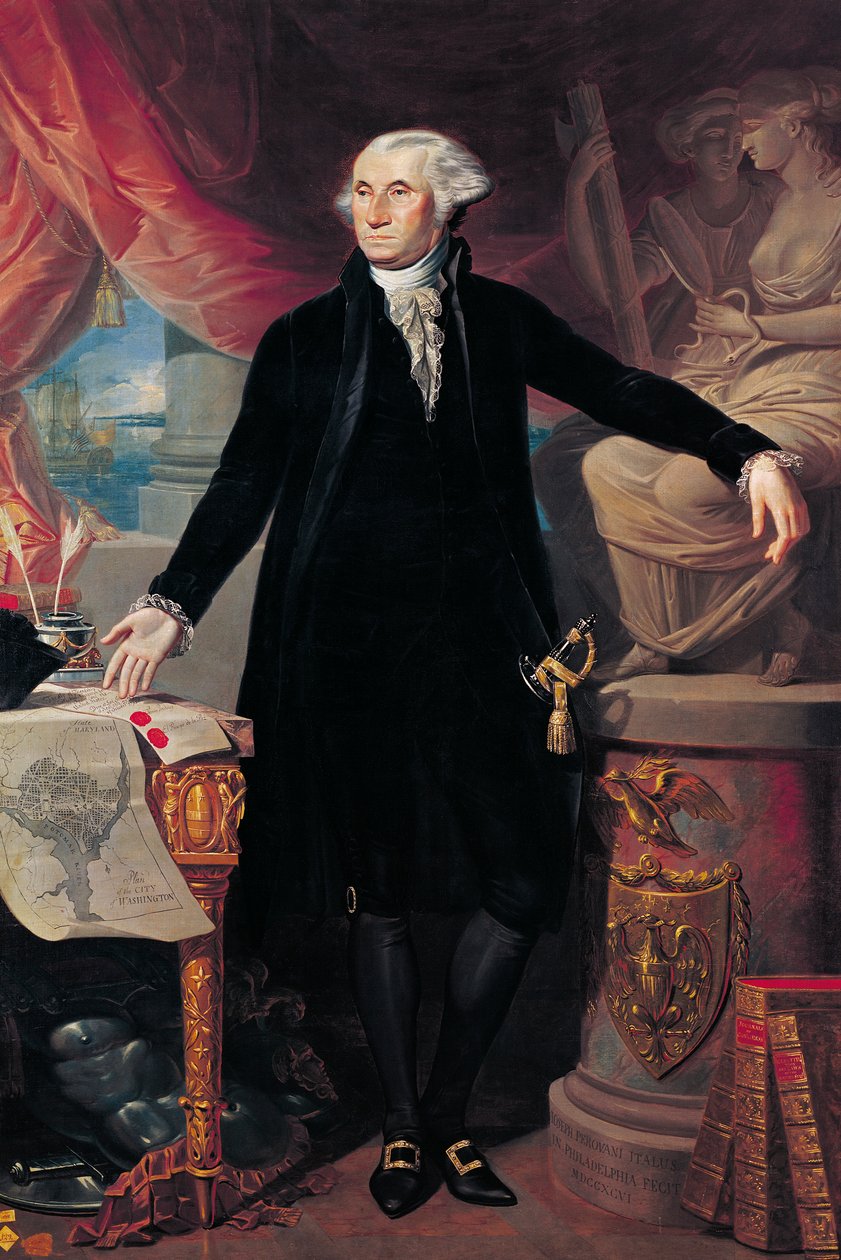 Portrait de George Washington, 1796 - José Perovani