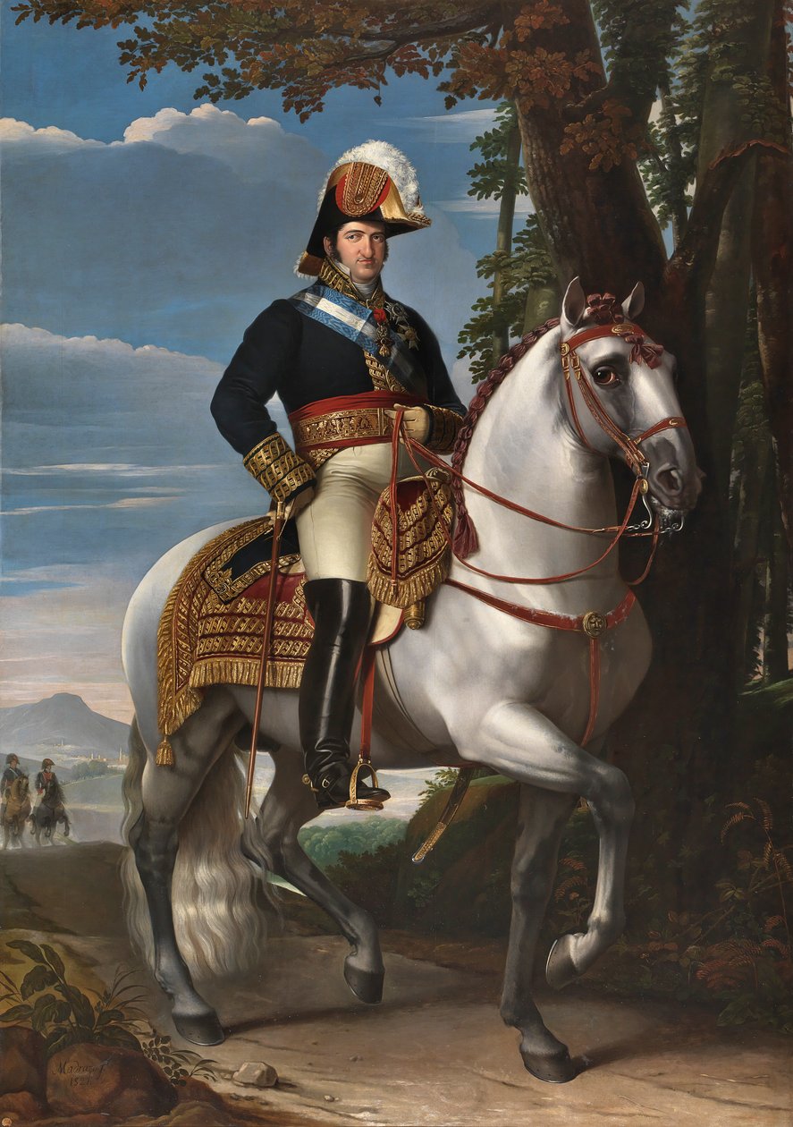 Fernando VII à cheval - José de Madrazo y Agudo