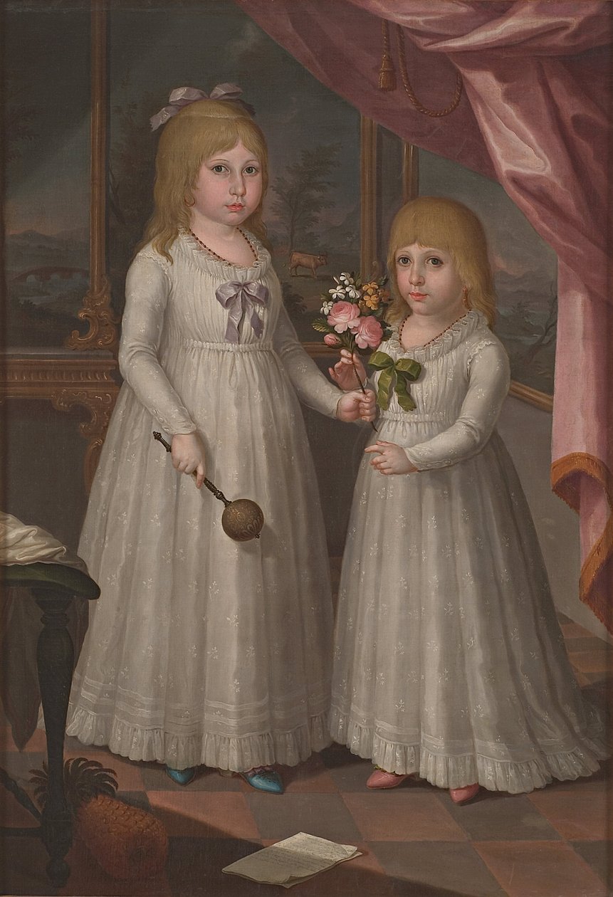 Les filles du gouverneur Ramón de Castro - José Campeche