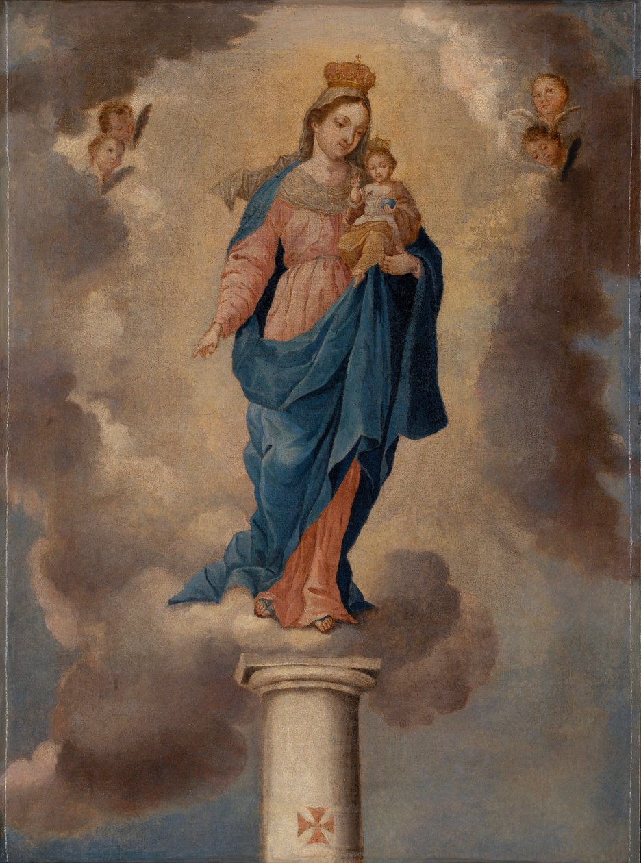La Vierge du pilier - José Campeche y Jordán