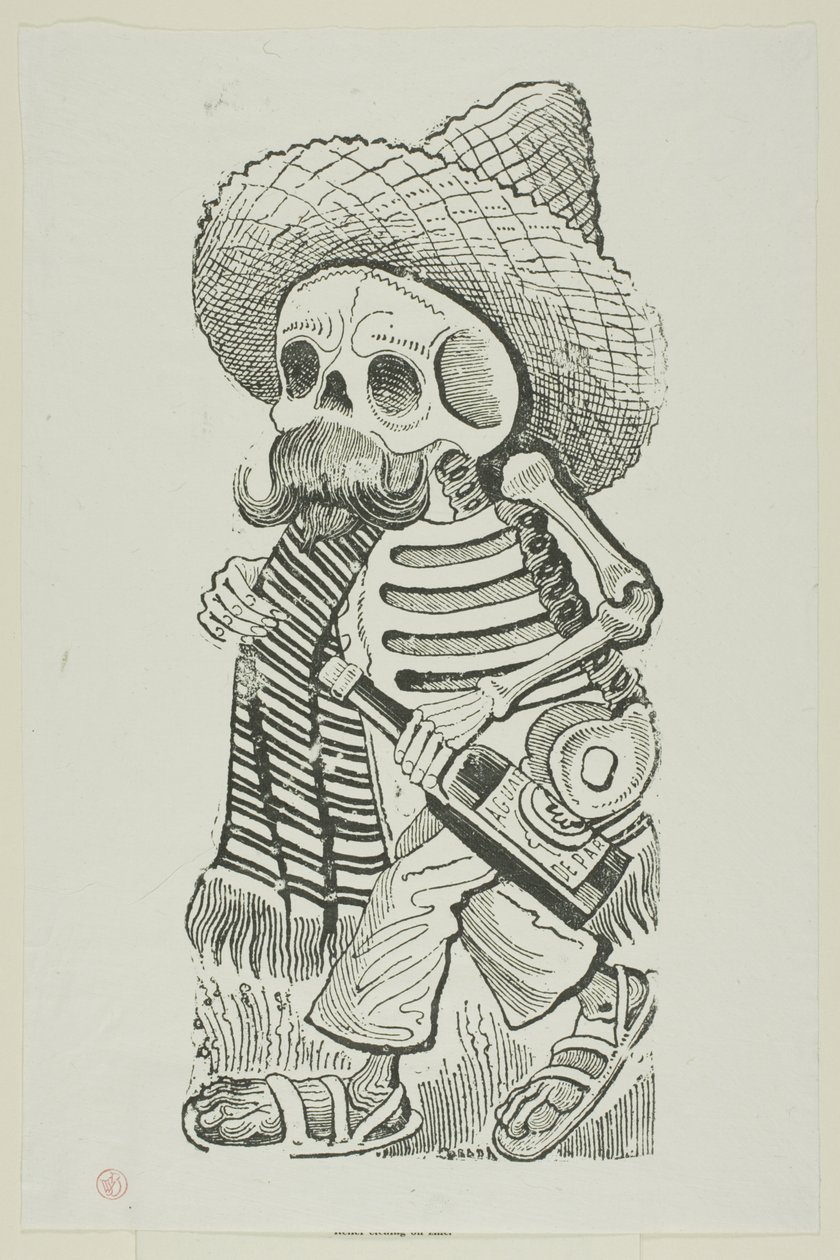 Calavera de Francisco Madero, de Calavera Maderista - José Guadalupe Posada
