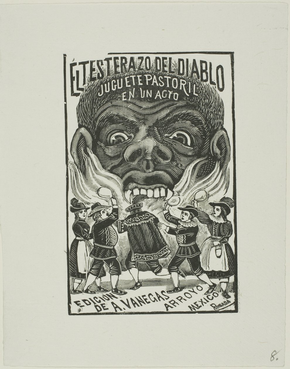 Le diable donne des coups de tête - José Guadalupe Posada