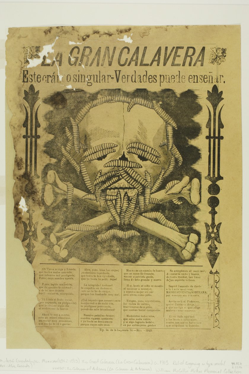 La grande calavera - José Guadalupe Posada