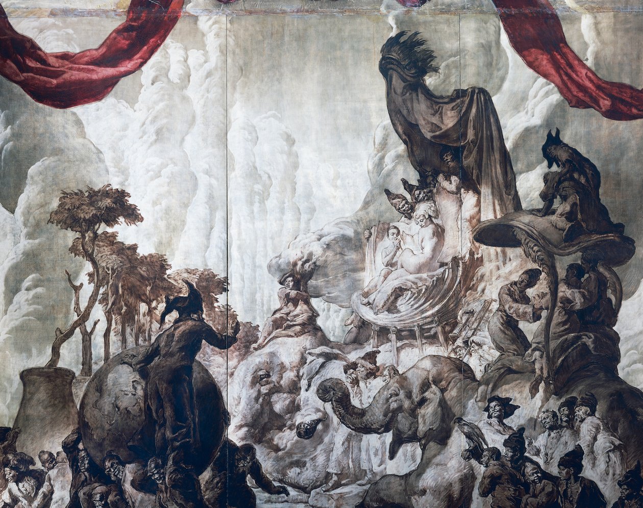 Décoration dans la salle de bal de l