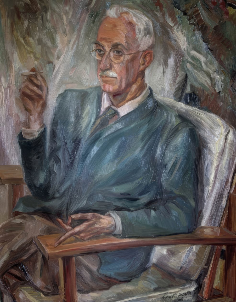 Huile de Jésus Marti - José Moreno Villa