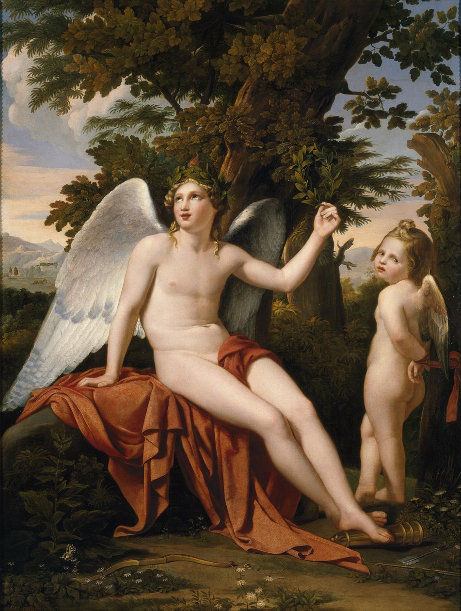 Amour divin et amour profane. - José de Madrazo y Agudo