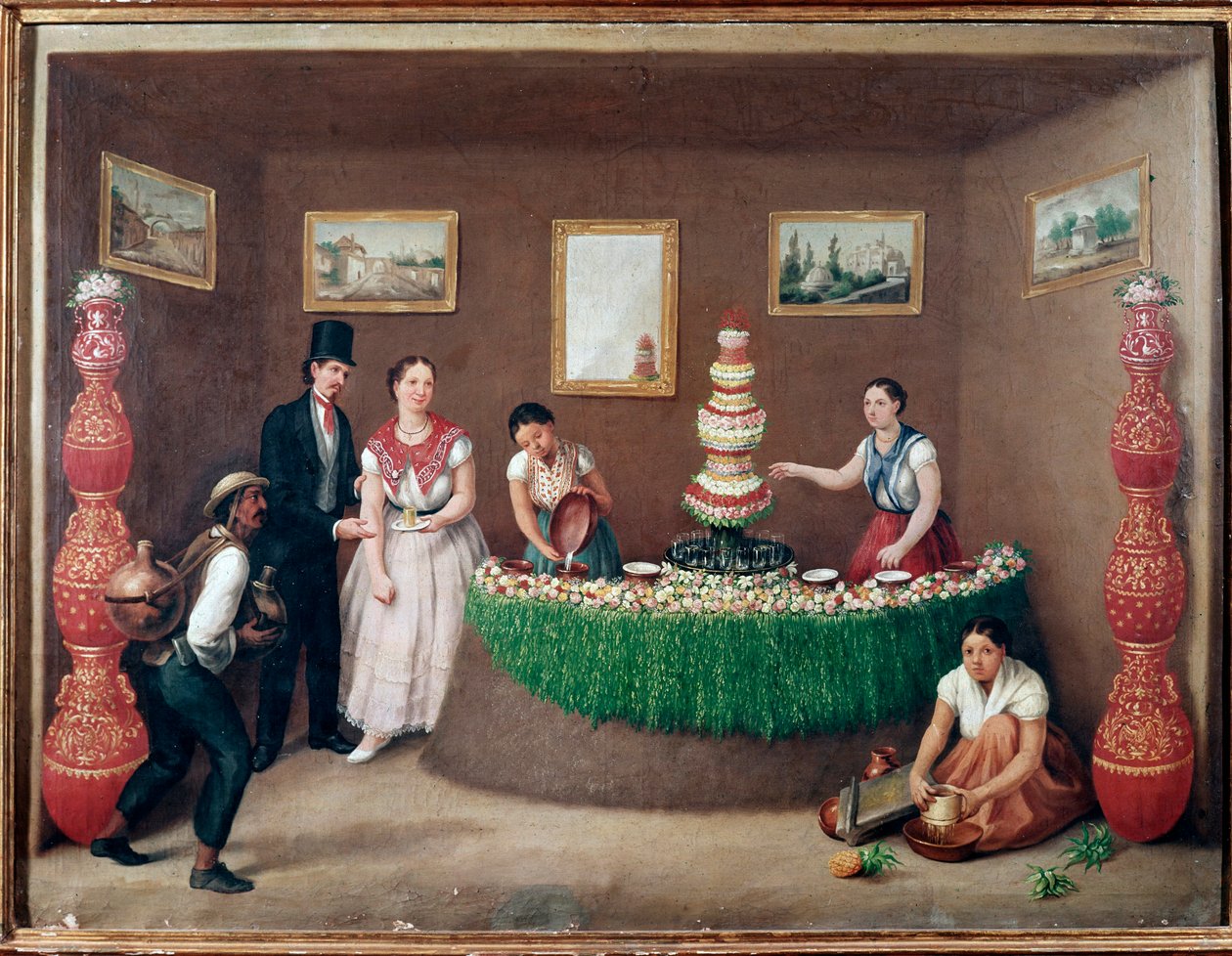 Vendeurs de horchata de chufa (boisson traditionnelle de Valence, Espagne) - Jose Agustin Arrieta