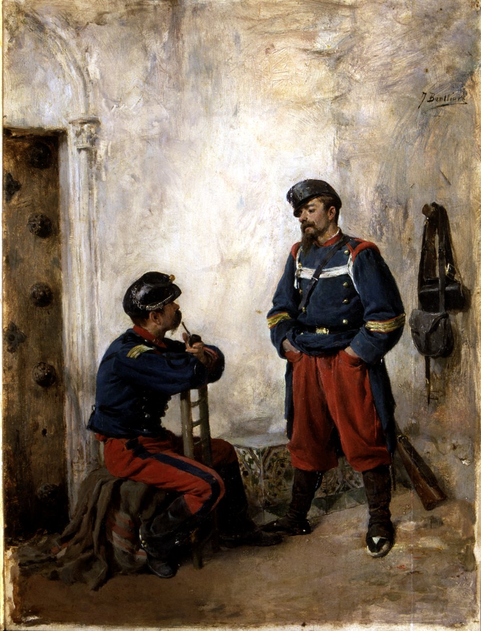 Deux soldats - Jose Benlliure y Gil