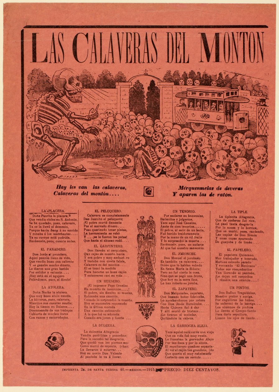 Calavera der Massen - José Guadalupe Posada